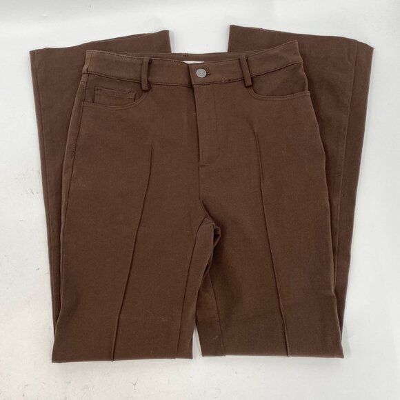 LOFT Brown 5 Pocket Slim Flare Pants | Size 2P - Picture 6 of 6